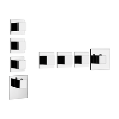Настенный термостатический смеситель для душа GESSI QUADRO 43206-031