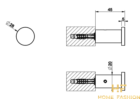 Крючок GESSI 316 54821-239