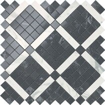Плитка Marvel Noir Mix Diagonal Mosaic