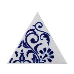 Плитка Petracer`s Triangolo Ricciolo blu 17x17x15