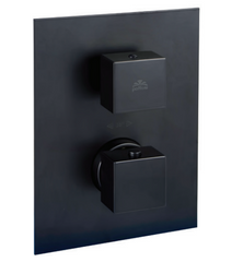 Настенный термостатический смеситель для душа PAFFONI Elle LEQ 513 NO/M, цвет - черный матовый