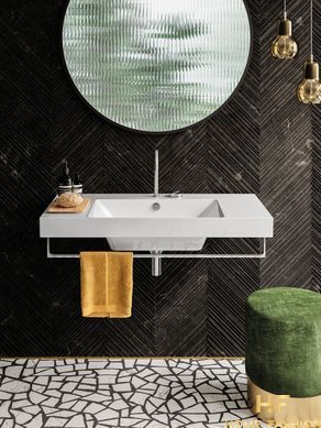 Раковина встраиваемая на столешницу Catalano Zero без отверстия под смеситель 100х50 White Glossy (0121010001)