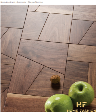 Паркетная доска Natural Wood &ndash; NOCE AMERICANO, двухслойная, толщина 14мм, брашированная