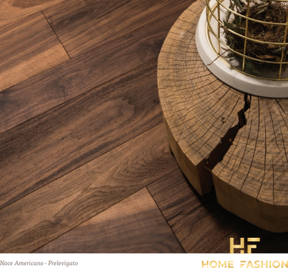 Паркетная доска Natural Wood &ndash; NOCE AMERICANO, двухслойная, толщина 14мм, брашированная
