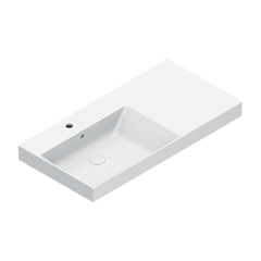 Раковина встраиваемая на столешницу Catalano Zero с отверстием под смеситель 100х50 White Glossy (0121041001)