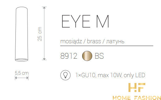 Точковий світильник Nowodvorski Modern EYE M 8912 BS