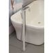Змішувач для ванни HANSGROHE PuraVida одноважільний для установки на підлозі, білий/хром, 15473400
