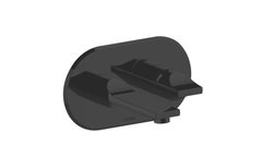 Настенный смеситель для ванны BOSSINI APICE Z00549000073005, цвет - черный матовый