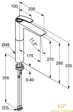 Смеситель для раковины Kludi Balance 522988775