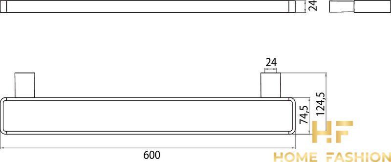 Рушникотримач EMCO LOFT 056600160, колір - хром