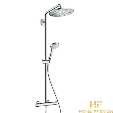 Душова система з термостатом HANSGROHE Croma Select 280 Air 1jet Showerpipe, хром, 26790000