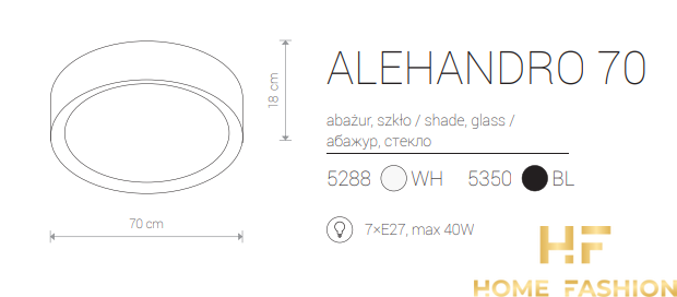 Люстра Nowodvorski Modern ALEHANDRO 70 5288 WH