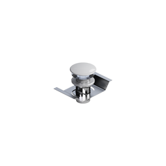 Донний клапан Catalano без переливу з кріпильною пластиною Ø 72 мм White Glossy (9050700001)