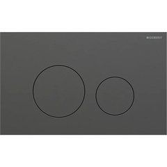 Клавіша змиву Geberit Sigma40 Round чорний хром матовий (115.628.QD.1)