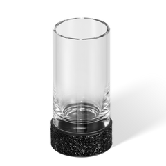Склянка для зубних щіток DECOR WALTHER ROCKS SMG 0933960, колір - чорний матовий