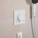 Настінний термостатичний змішувач для душу Hansgrohe Ecostat Comfort E на 2 функції Matt White (33711700)