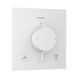 Настінний термостатичний змішувач для душу Hansgrohe Ecostat Comfort E на 2 функції Matt White (33711700)