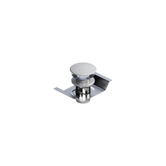 Донний клапан Catalano без переливу з кріпильною пластиною Ø 72 мм White Satin (9050700021)