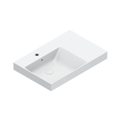 Раковина встраиваемая на столешницу Catalano Zero с отверстием под смеситель 75х50 White Glossy (0120791001)