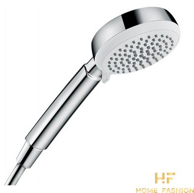 Ручной душ HANSGROHE Crometta 100 Vario, EcoSmart 6л/мин, белый/хром, 26834400