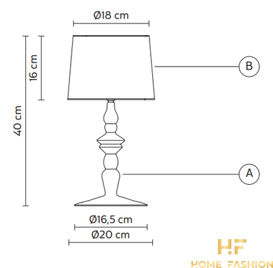 Настільна лампа Karman Alibababy C1017BS