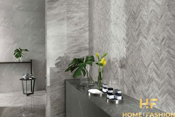 Плитка Marvel Bardiglio Grey Herringbone Wall