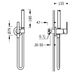 Гігієнічний душ з змішувачем TRES LEX-TRES 181223