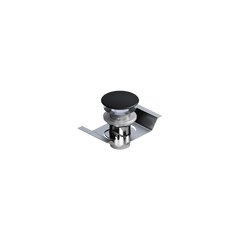 Донний клапан Catalano без переливу з пластиною кріплення Ø 72 мм Black Satin (9050700022)