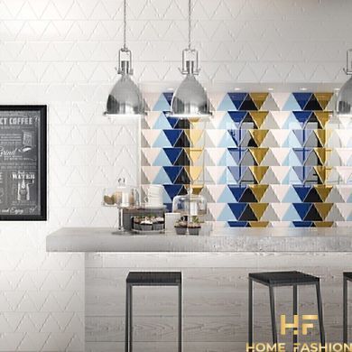 Плитка Petracer`s Triangolo Gipsy blu 17x17x15