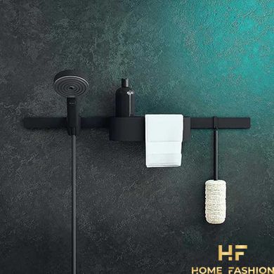 Настенная штанга Hansgrohe WallStoris чёрный матовый (27904670)