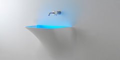 Раковина встраиваемая в стену с LED подсветкой ANTONIO LUPI SOFFIOL