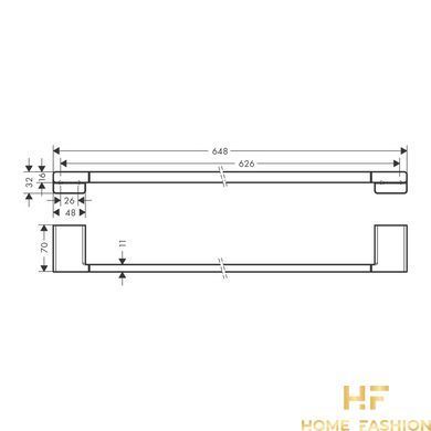 Рушникотримач Hansgrohe AddStoris хром (41747000)