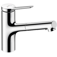 Смеситель для кухни Hansgrohe Zesis M33 с выдвижным изливом хром (74803000)