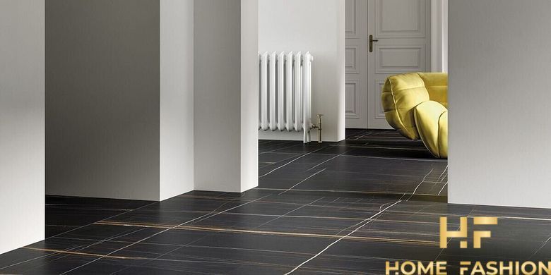 Керамогранит Ultra Marmi Sahara Noir 75x150 Lucidato Shiny