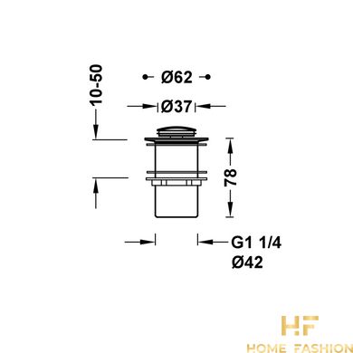 Донний клапан Tres 13454070