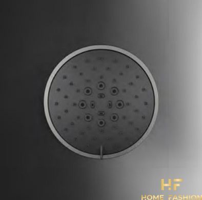 Верхній душ Gessi Habito Intreccio функція дощ/розпорошення/масаж Steel Brushed (57251-239)