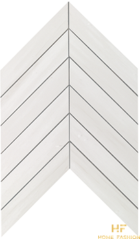 Плитка Marvel Bianco Dolomite Chevron Wall