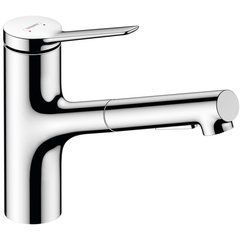 Смеситель для кухни Hansgrohe Zesis M33 с выдвижным изливом хром (74800000)