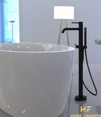 Підлоговий змішувач для ванни PAFFONI Light LIG 032 NO, колір - чорний матовий