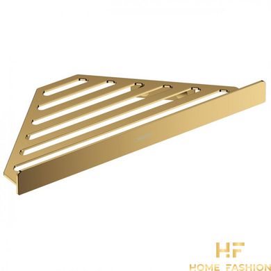Угловая полка для ванной Hansgrohe AddStoris золото (41741990)