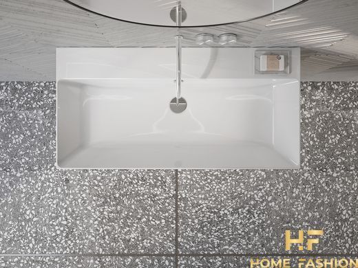 Раковина встраиваемая на столешницу Catalano Zero без отверстия под смеситель 100х50 White Glossy (0121000001)