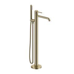 Напольный смеситель для ванны Sanycces Loop Brushed Gold (BNEX001BG)