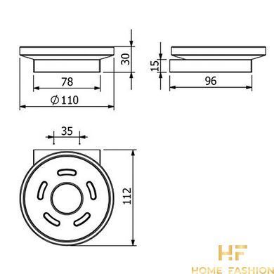 Мыльница Kludi Vela C хром (3198505)