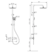 Душова система з термостатом Devit Brushed Nickel (HB-GRD008BN)