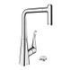 Смеситель для кухни Hansgrohe Metris Select 320 2jet Sbox с вытяжным изливом Chrome (73806000)