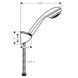 Душовий набір HANSGROHE Crometta 85 1jet PorterC хром, 1,60м, 27577000