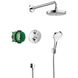 Душовий набір HANSGROHE ShowerSet Croma Select S/Ecostat S верхній, ручний душ, ibox, термостат, 27295000