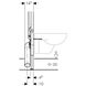 Инсталляция для подвесного унитаза Geberit Duofix Sigma 8см 111.796.00.1