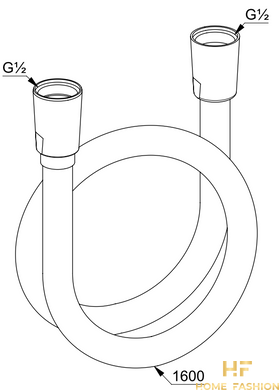 Душовий шланг Kludi Suparaflex 160см 6107239-00