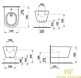 Подвесное биде Laufen Kartell H8303310003021